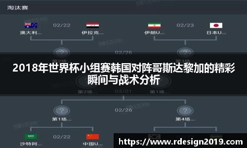 2018年世界杯小组赛韩国对阵哥斯达黎加的精彩瞬间与战术分析
